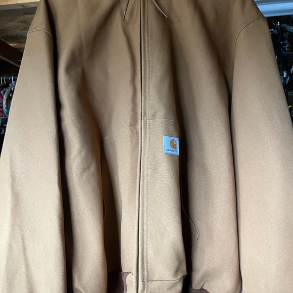 Carhartt Men's Brown Hooded Jacket - Picture 6 of 6